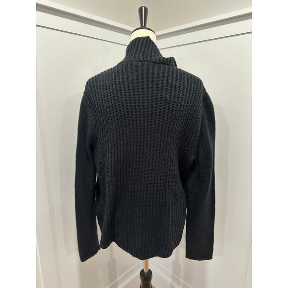 Helmut Lang Wool Blend Full Zip Cardigan Sweater - Picture 2 of 4